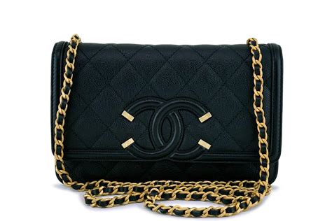 chanel filigree woc|chanel chain bag.